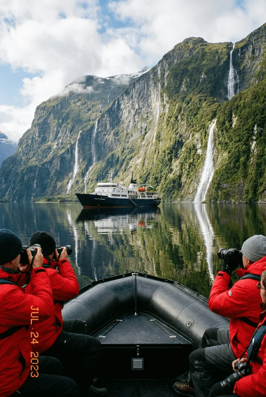 Northern lights from the ship