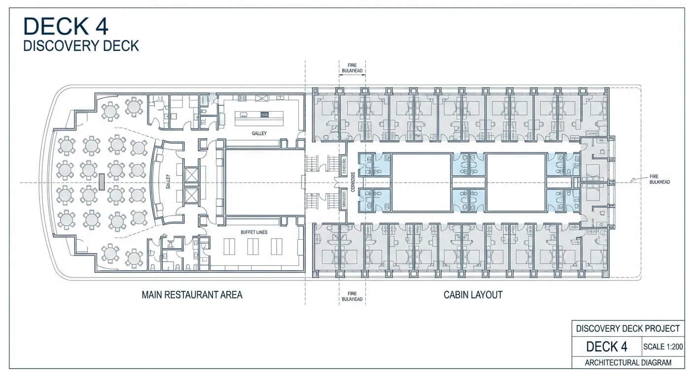 Deck 4 - Discovery Deck Plan